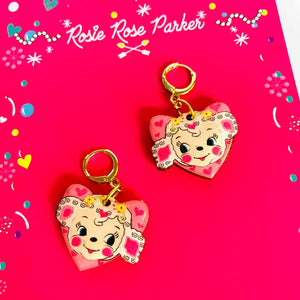 Rosie Rose Parker : Harry the little Lamb Kitschy Earrings