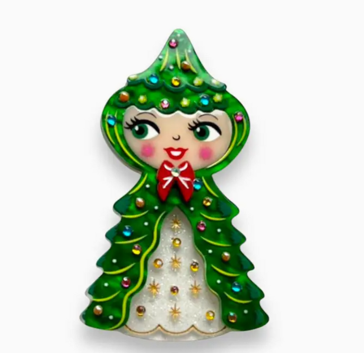 Lipstick & Chrome : Holly Howard Tree Girl Brooch By 50's Vintage Dame [PRE-ORDER]