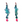 Bobbi Frances : Daintree 2: Crocodile Dangle Earrings