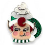 Lipstick & Chrome : Jolly Jingler Mini Elf Mug Brooch