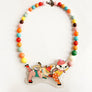 Laliblue : Christmas : Kittens kicking on ice necklace