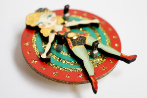 LaliBlue : Cursed Carnival : Knife Thrower Brooch