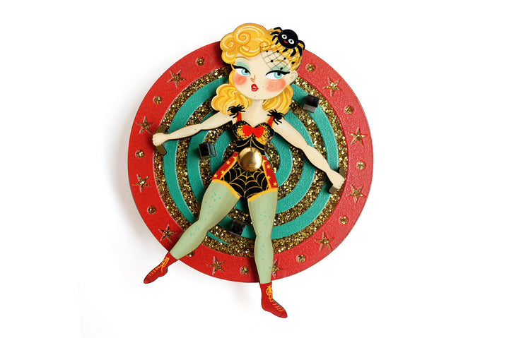 LaliBlue : Cursed Carnival : Knife Thrower Brooch