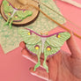 Cherryloco : Luna Moth Statement Brooch or Necklace