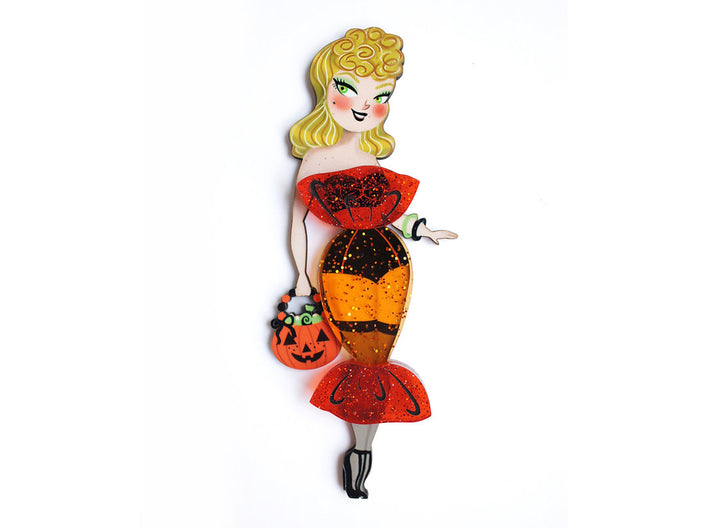 LaliBlue : Cursed Carnival : Lady Caramel Brooch