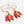 Rosie Rose Parker : Large Bird Dangle Earrings