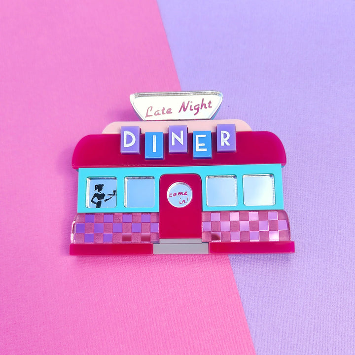 Folk & Fortune : Late Night Diner - Pink and Purple [LUCKY LAST!]
