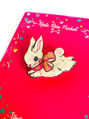 Rosie Rose Parker : Layla goes jumping easter brooch