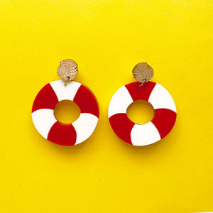 Happy Stuff Studio : Beach Off : Life Belt Earrings