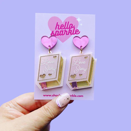 Hello Sparkle : Love Story Earrings