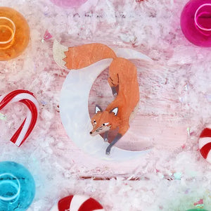 Kimchi & Coconut :  Lunar Fox Brooch