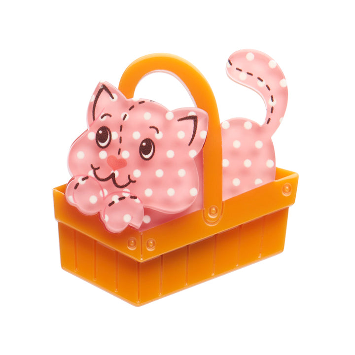 Erstwilder : Strawberry Shortcake : Cozy Custard Cat Mini Brooch