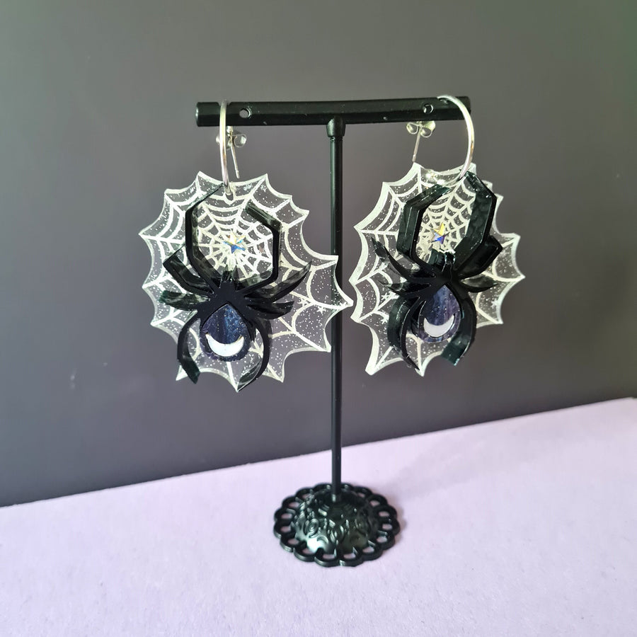 Cherryloco : Mystic Spider Web Earrings