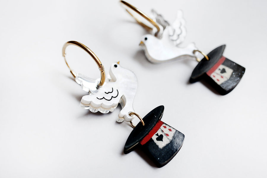 LaliBlue : Cursed Carnival : Magic Trick Earrings