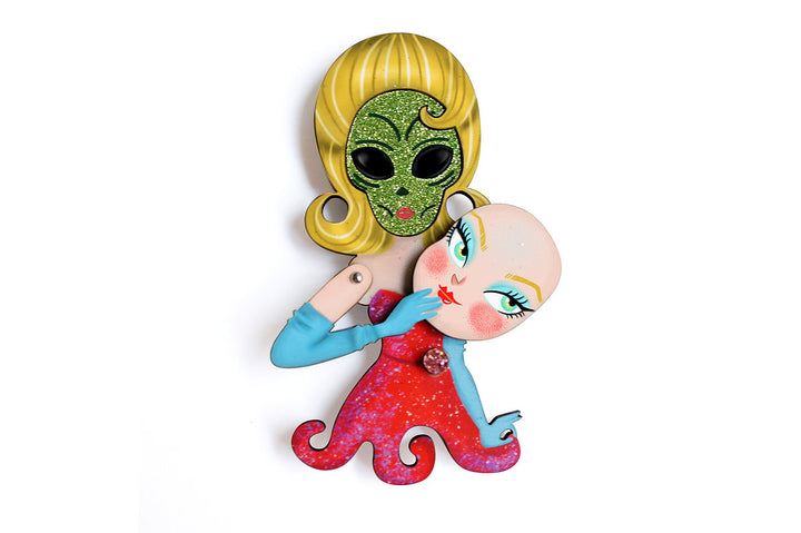 LaliBlue : Cursed Carnival : Martian Lady Brooch