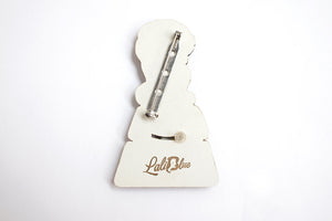 LaliBlue : Cursed Carnival : Medium Brooch with Ouija Board