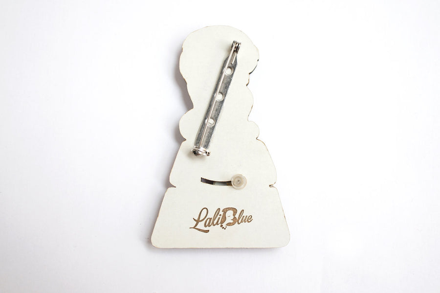 LaliBlue : Cursed Carnival : Medium Brooch with Ouija Board