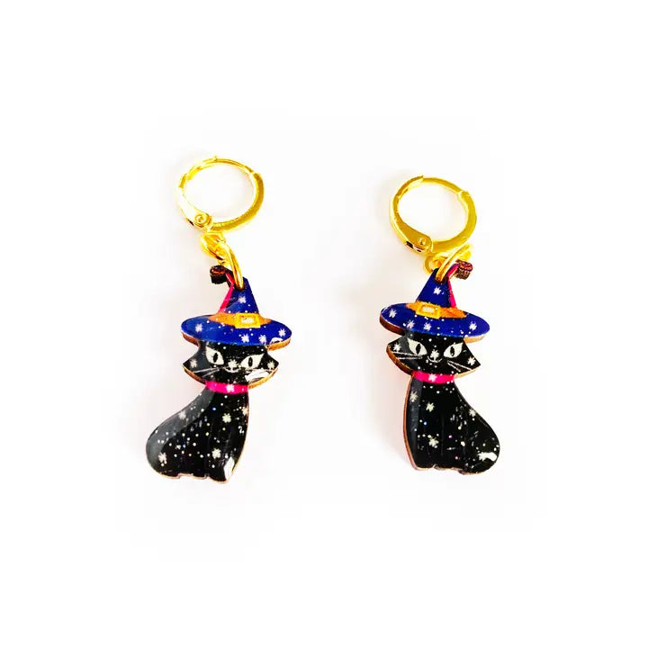 Rosie Rose Parker : Meggie the Witch : Meggie's Magic Cat Earrings [PRE-ORDER]