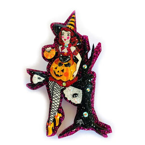 Rosie Rose Parker :  Halloween : Meggie the Witch and her Pumpkin Cat [PRE-ORDER]