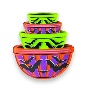 Lipstick & Chrome : Menacing Mixers Halloween Bowls Brooch