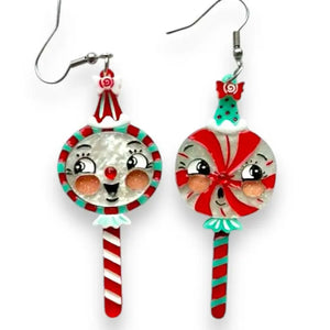 Lipstick & Chrome : Merrymints Earrings By Johanna Parker