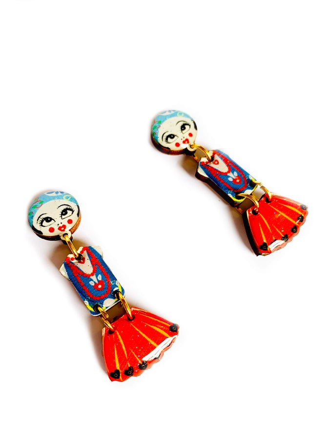 Rosie Rose Parker : Mexican Dolly Earrings [PRE-ORDER]