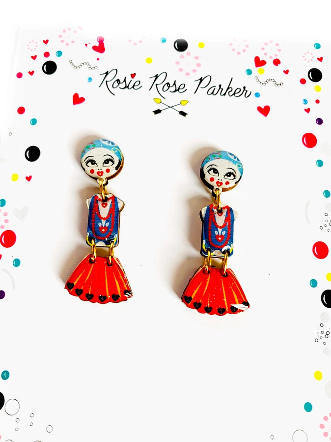 Rosie Rose Parker : Mexican Dolly Earrings [PRE-ORDER]