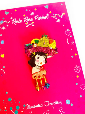 Rosie Rose Parker : Miss Tutty Fruity Brooch