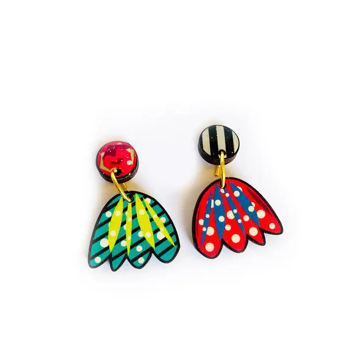 Rosie Rose Parker : Miss Matched Petal Earrings [PRE-ORDER]