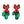 LaliBlue :  Christmas :  Mistletoe Earrings [PRE-ORDER]