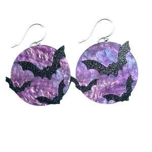 Lipstick & Chrome : Moonlit Mischief Earrings