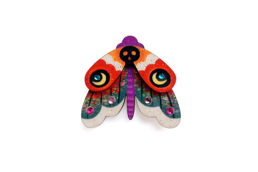 LaliBlue : Cursed Carnival : Moth Button Cover