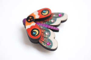 LaliBlue : Cursed Carnival : Moth Button Cover