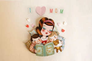 LaliBlue :  World Day : Mother's Day brooch