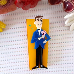 Bright and Bubbly : Mid Century Release : Mr Smith Brooch