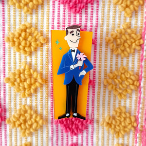 Bright and Bubbly : Mid Century Release : Mr Smith Brooch