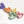LaliBlue : Valentines : Multicolor Hearts Earrings