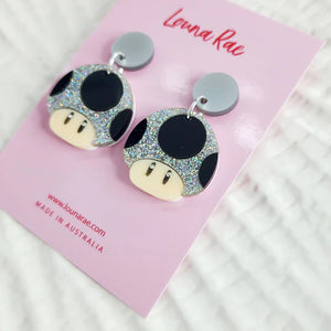 Louna Rae : Mushroom Dangle Earrings