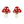 Laliblue : Christmas : Mushroom earrings
