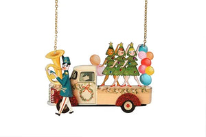 LaliBlue :  Christmas :  Musical parade necklace [PRE-ORDER]