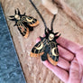 Cherryloco : Mystic moon moth brooch or necklace [LUCKY LAST!]