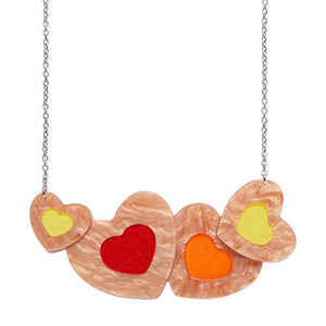 Erstwilder : Katherine Sabbath : Lolly Heart Cookies Necklace