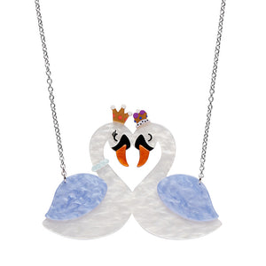 Erstwilder : London Calling : Swan Love Necklace