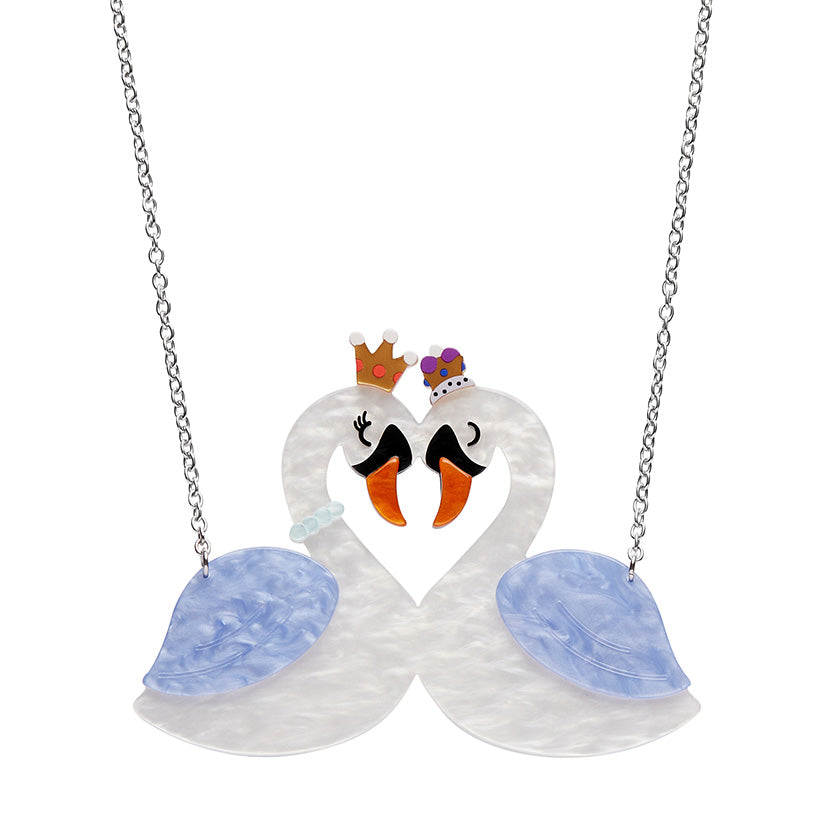 Erstwilder : London Calling : Swan Love Necklace