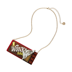 Erstwilder : Willy Wonka : Winning Wonka Bar Necklace