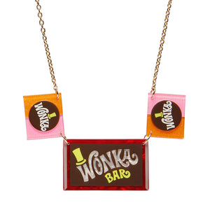 Erstwilder : Willy Wonka : Wonka Chocolate Bars Necklace