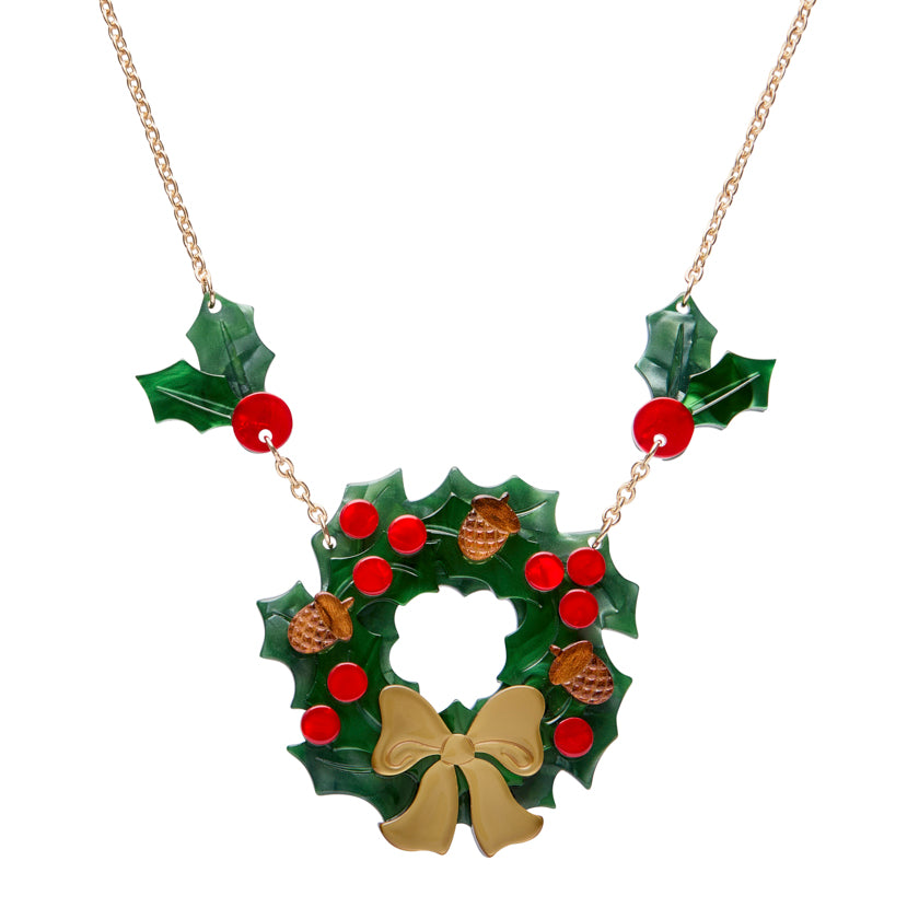 Erstwilder : Merry Menagerie : Forest Wreath Necklace