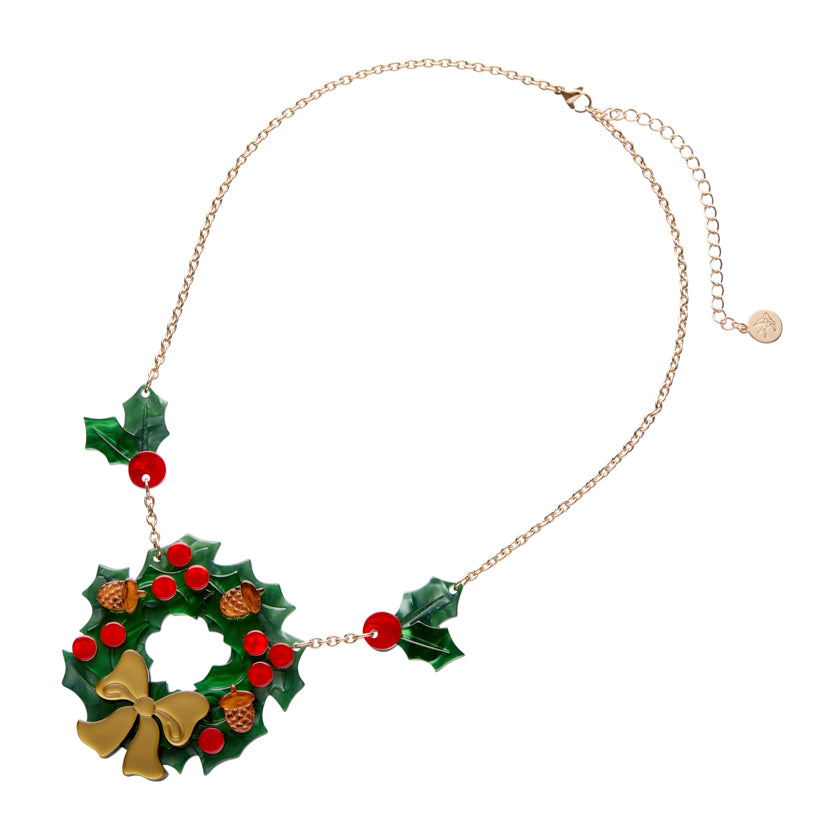 Erstwilder : Merry Menagerie : Forest Wreath Necklace