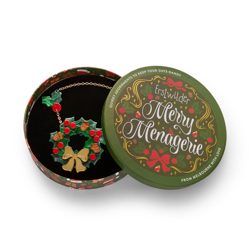 Erstwilder : Merry Menagerie : Forest Wreath Necklace