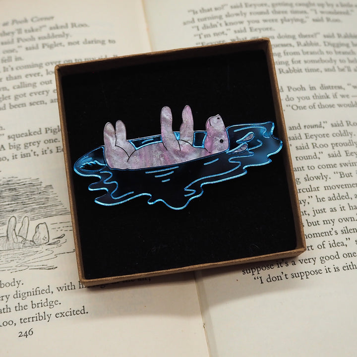 Dolly Dimple Design : Eeyore Floating Away Brooch [PRE-ORDER]